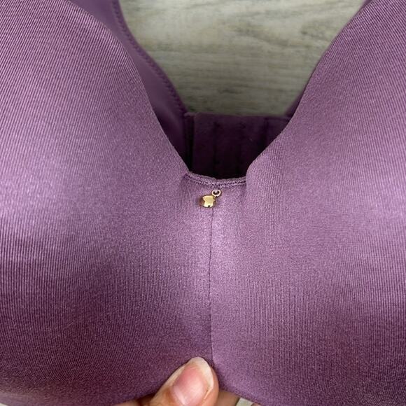 Cacique Women’s Plus 44C Purple Lightly Lined Balconette Bra NEW - Picture 3 of 7